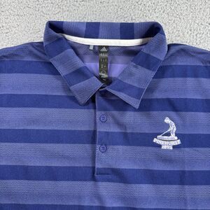 Pinehurst By Adidas N.C. Polo Shirt Men's XL Blue No. 2 1895 Golf Resort Staff